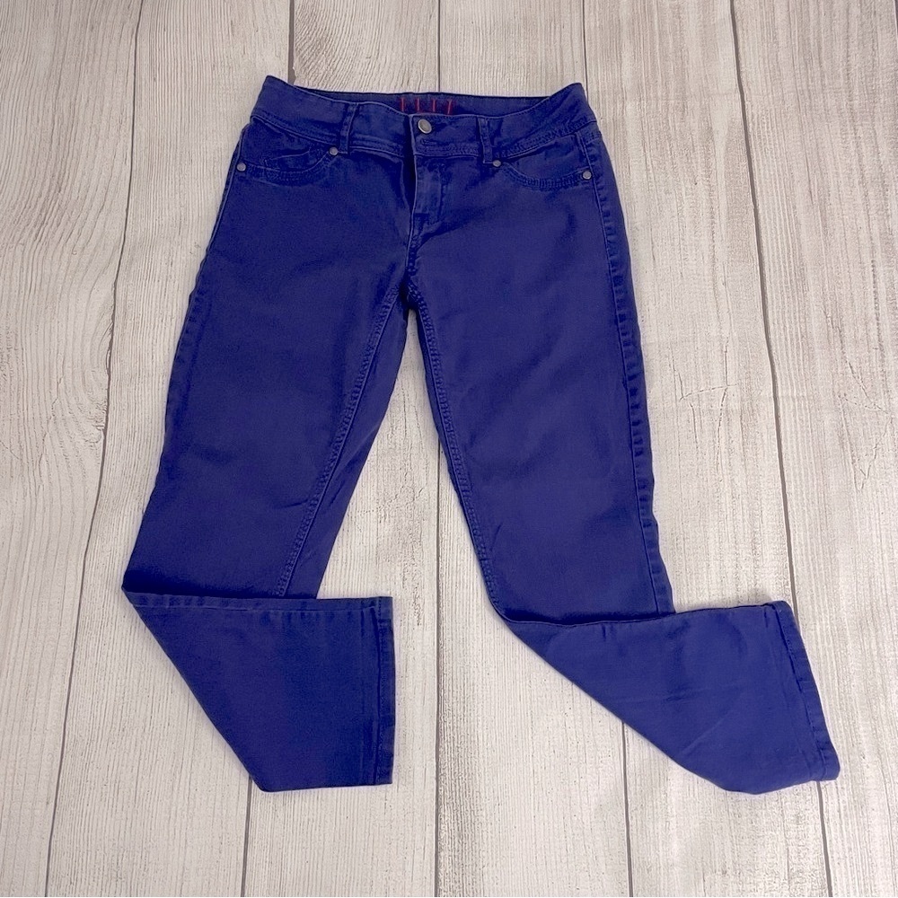 ELLE Women’s Straight Leg Royal Blue Denim Jeans Size 4